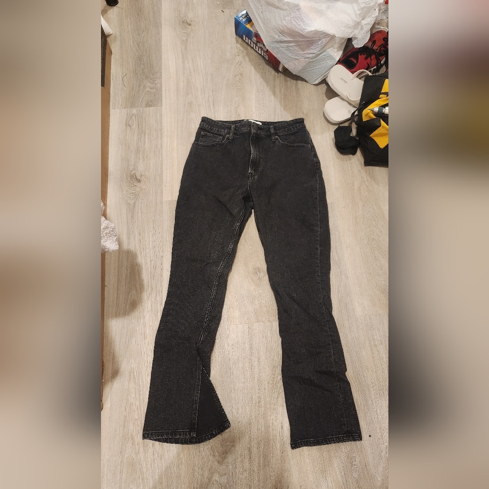 Abercrombie & Fitch Black High Rise Jeans Size 6/28 New